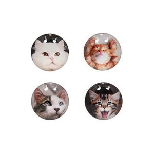 Magnet Glass Cat 5cm