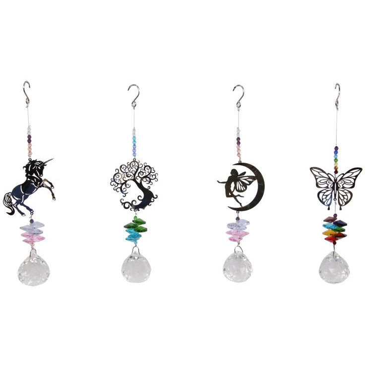 Crystal Laser Cut Suncatcher - Dollars and Sense