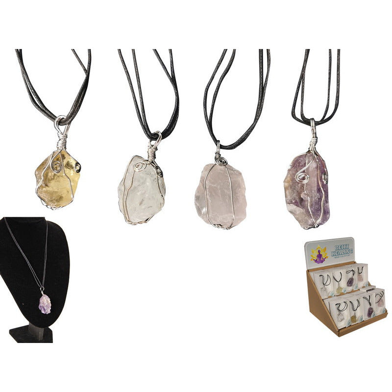 Reiki Healing Gem Pendant - Dollars and Sense