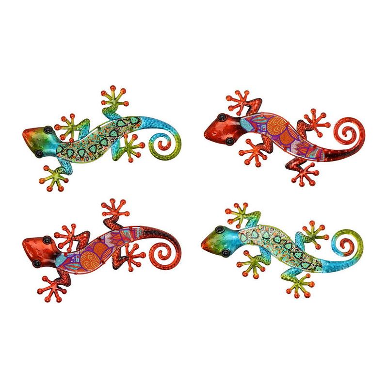 Wall Art Metal/Glass Lizard - Dollars and Sense