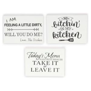 20X15cm Kitchen Mdf Plaque