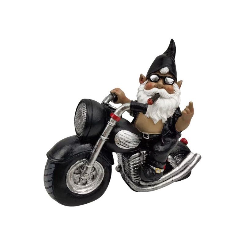 Biker Gnome on Bike - Dollars and Sense