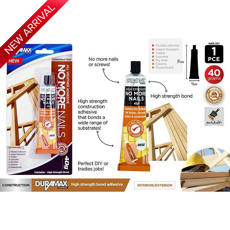 No More Nails Construction Glue - Dollars and Sense