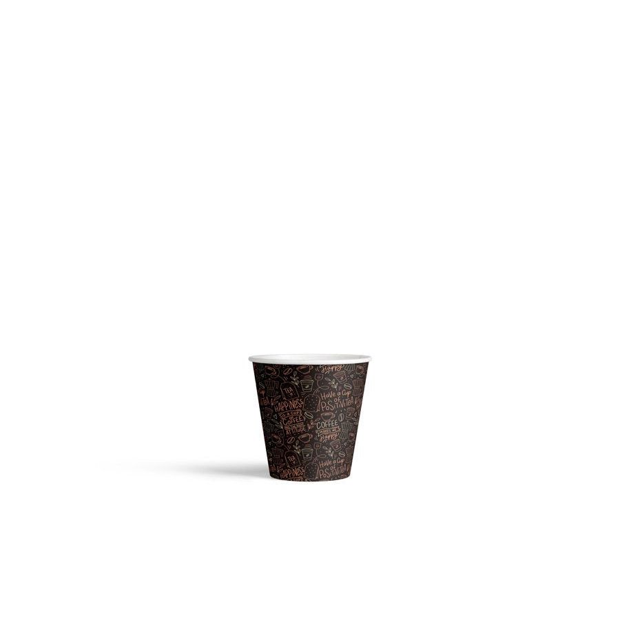 100mL/4oz FSC Aqueous Single Wall Paper Coffee Cup Pk50