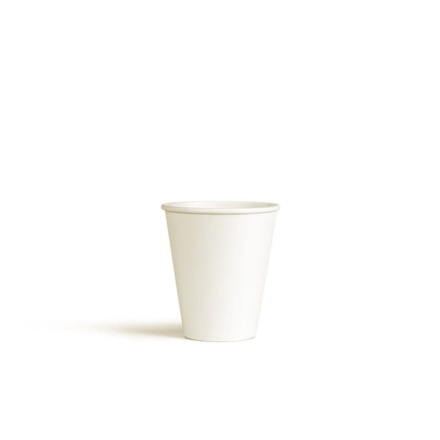 250mL FSC Aqueous White Paper Cup Pk15