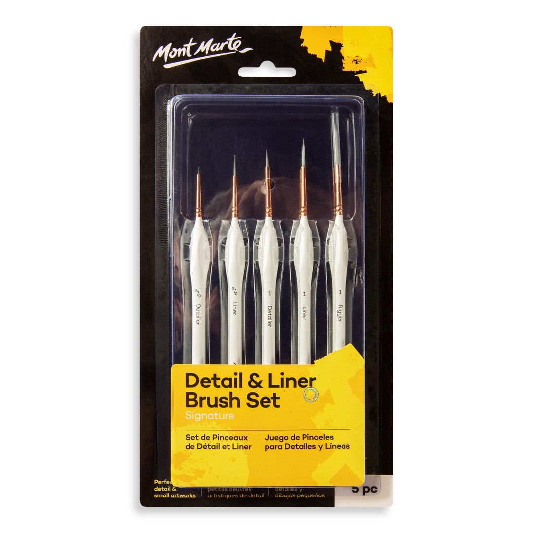 Mont Marte Detail & Liner Brush Set