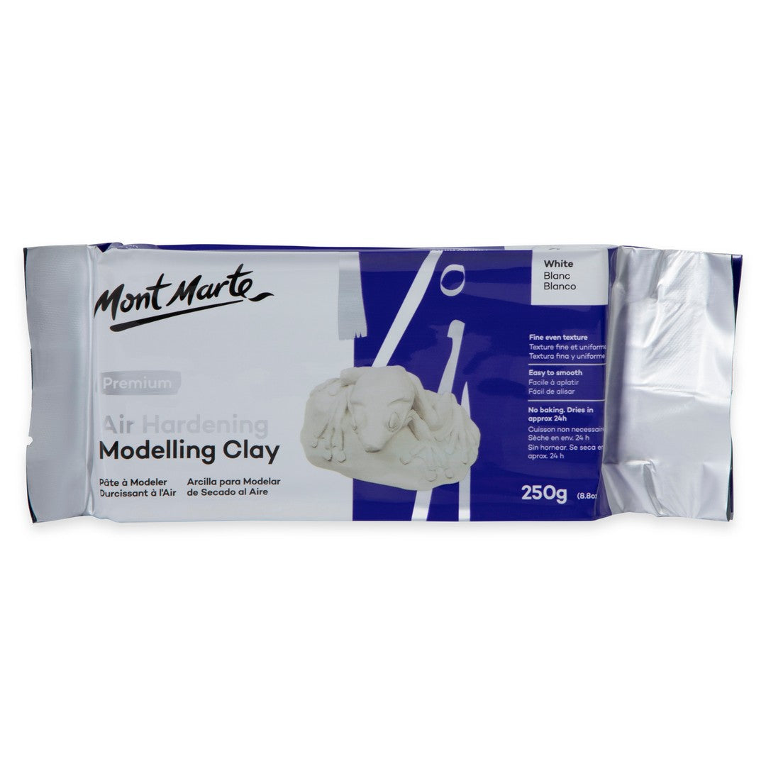Mont Marte Air Hardening Modelling Clay - White