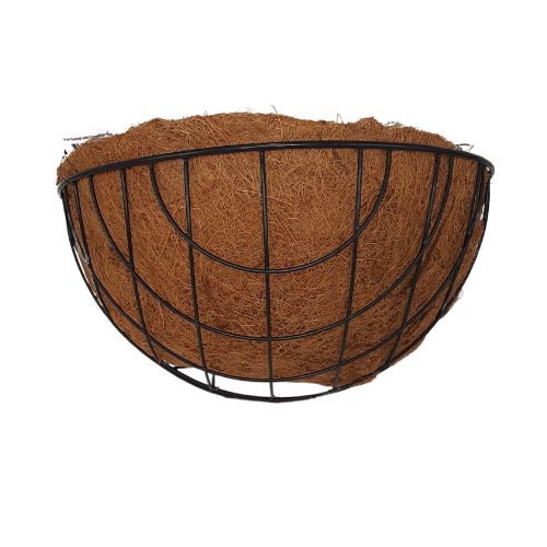 Metal Wall Planter Basket with Coconut Liner - Large - Dollars and Sense