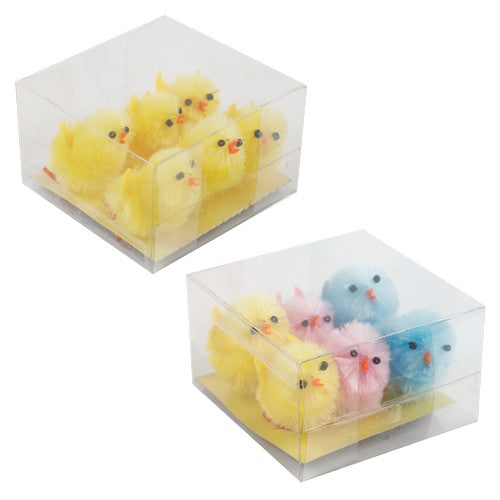 Easter Chenille Chick 6cm 6pk