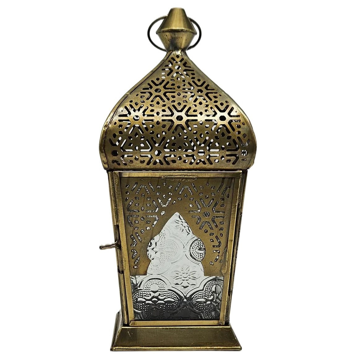 Iron Lantern Square Gold