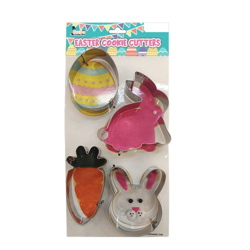 Easter Cookie Cutters Pk4