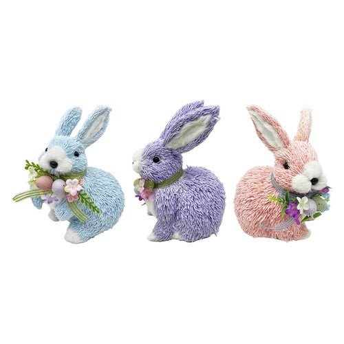 Easter Twine Bunny 14x10x17cm