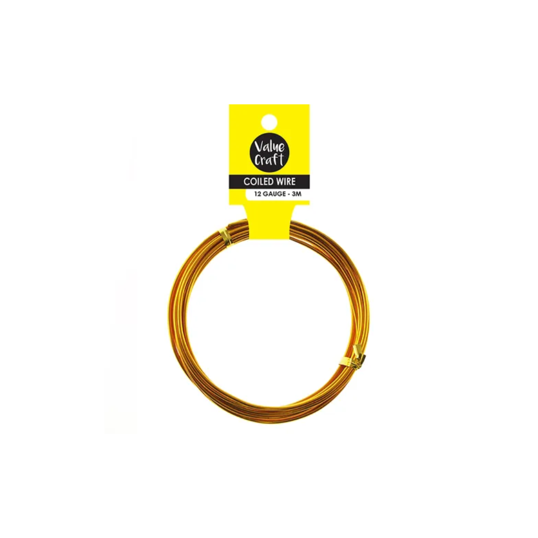 Craft Wire 12G Gold 3M