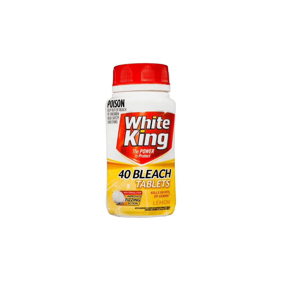 White King BleachTabLemon 40pk