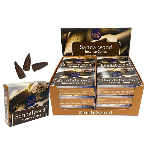 Magic Scents Cones - Sandalwood (B/12)