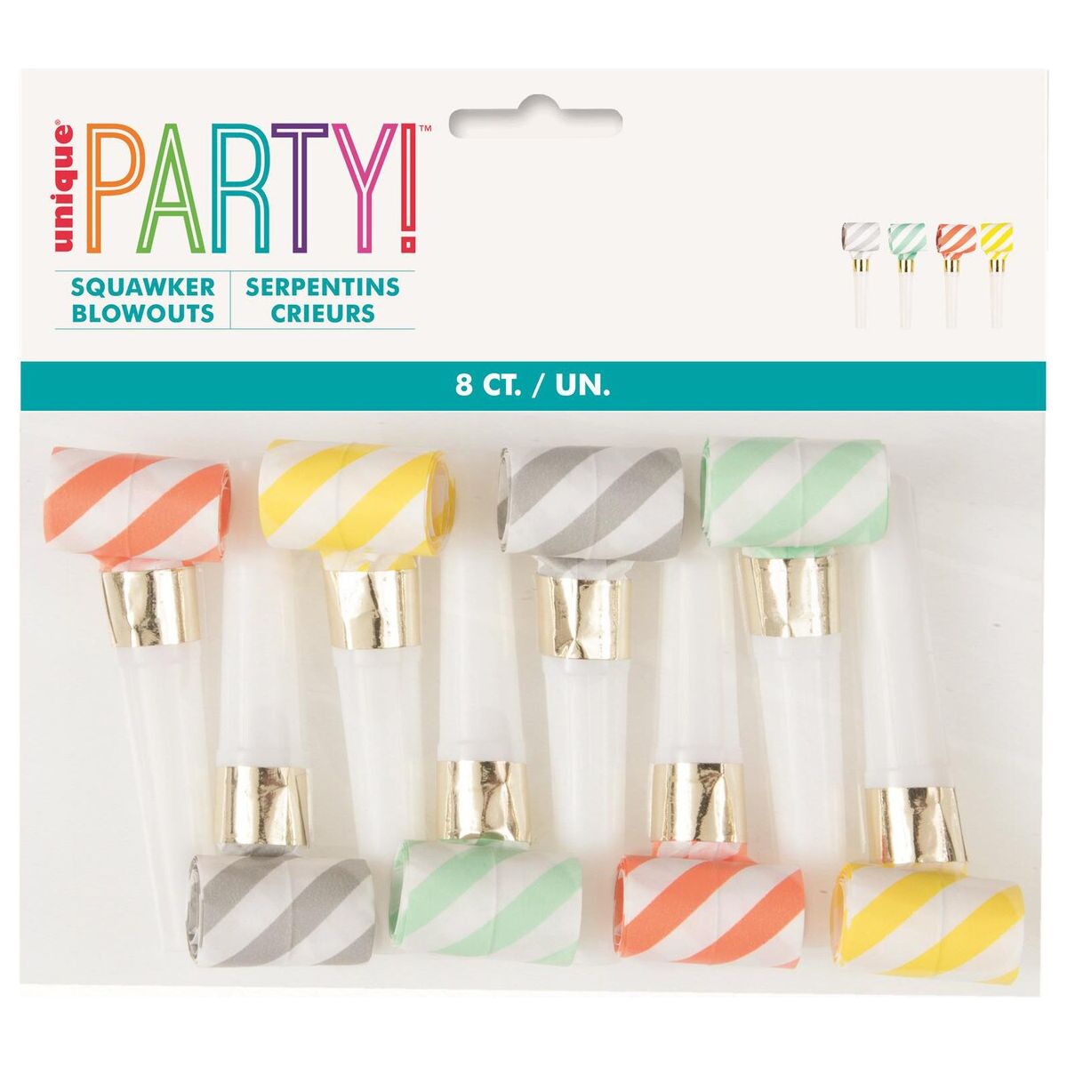 Squawker Blowouts - Striped - Dollars and Sense