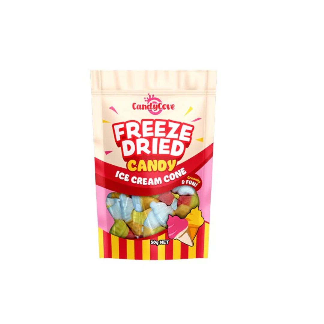 CandyCove Freeze Dried Candy Ice Cream Cone 50g