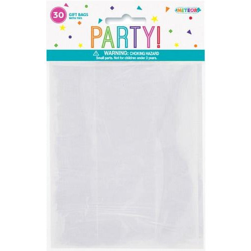 Cellophane Gift Bags - Clear - Dollars and Sense