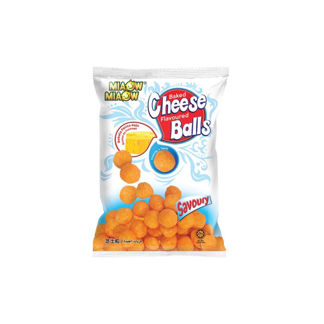 Miaow Miaow Baked Cheese Balls 60G