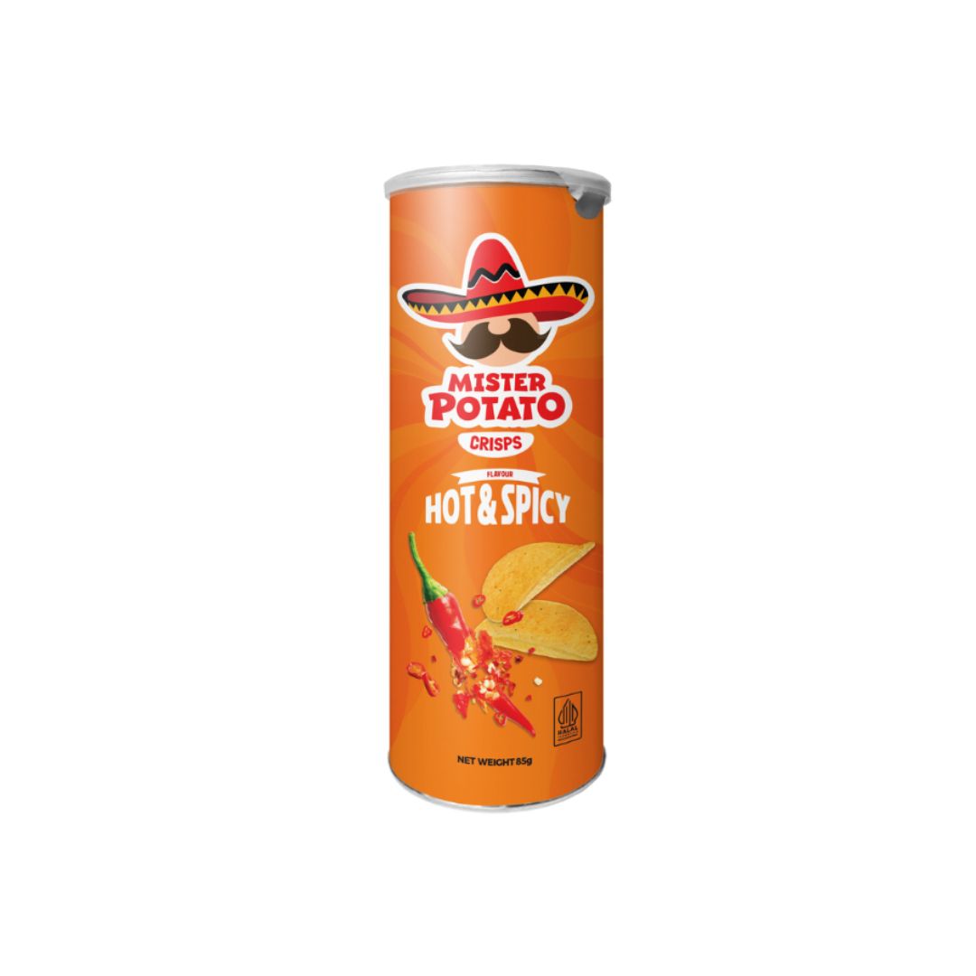 Mister Potato Crisp Hot & Spicy 100G/85G