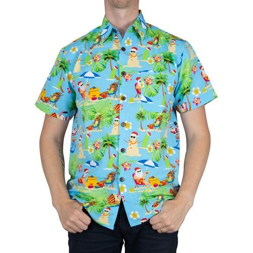 Christmas Hawaiian Shirt Adults - Dollars and Sense