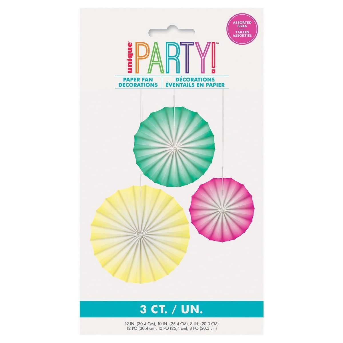 Paper Fans - Party Décor - Dollars and Sense