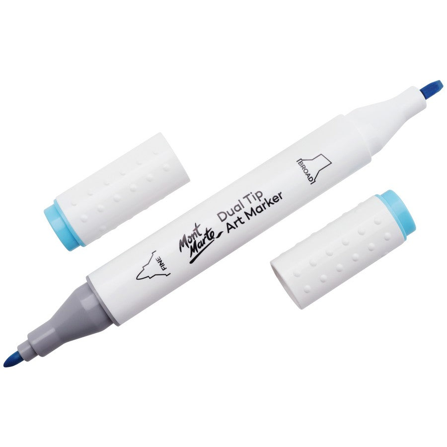 Mont Marte Dual Tip Alcohol Art Marker Baby Blue 66 - Dollars and Sense