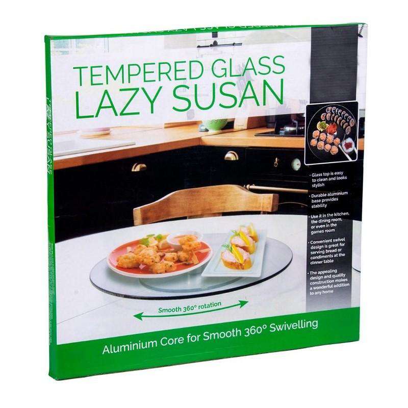Lazy Susan - Tempered Glass - Dollars and Sense