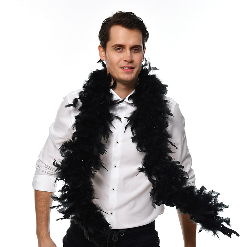 Feather Boa-Black