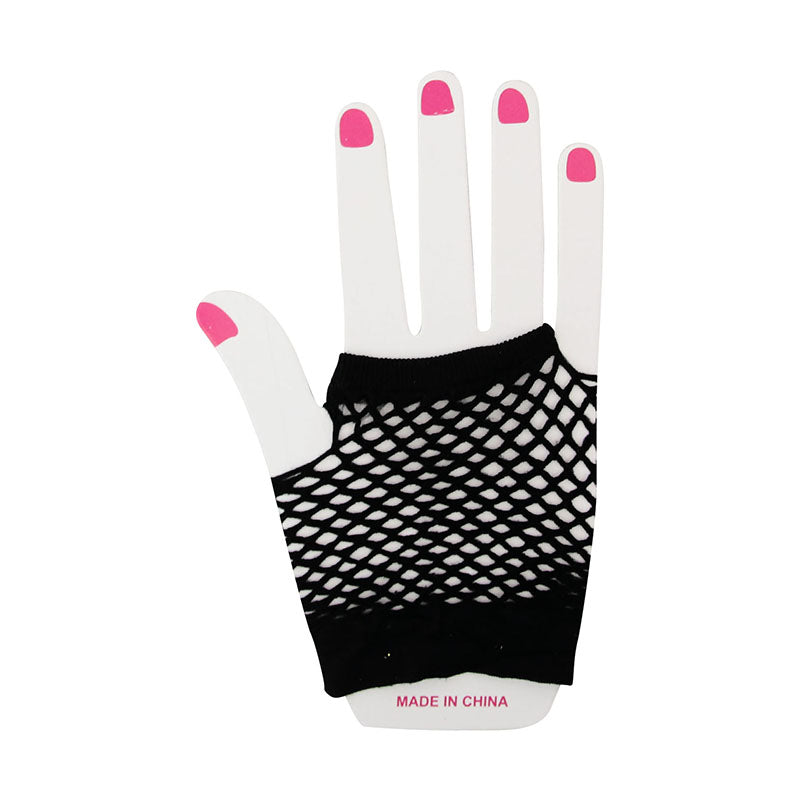 Fishnet Gloves-Black