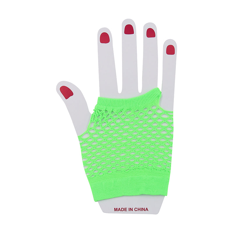 Fishnet Gloves-Green