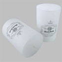 5Cm X 7.5Cm Unscented White Pillar Candle
