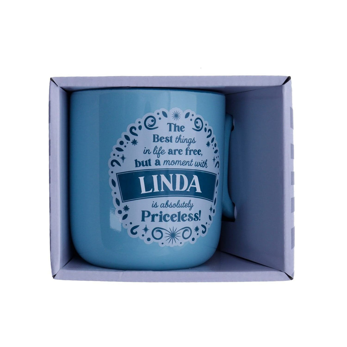 Linda About Me Mug - Dollars and Sense