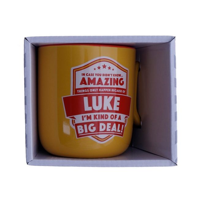 Luke About Me Mug - Dollars and Sense