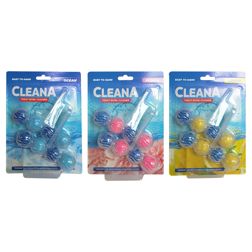 Cleana 4-Ball Toilet Block Cages - 2 Pack