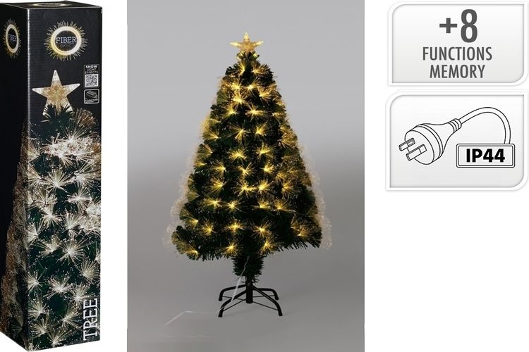 1PC XMAS TREE 60CM FIBEROPTIC WW 60LED