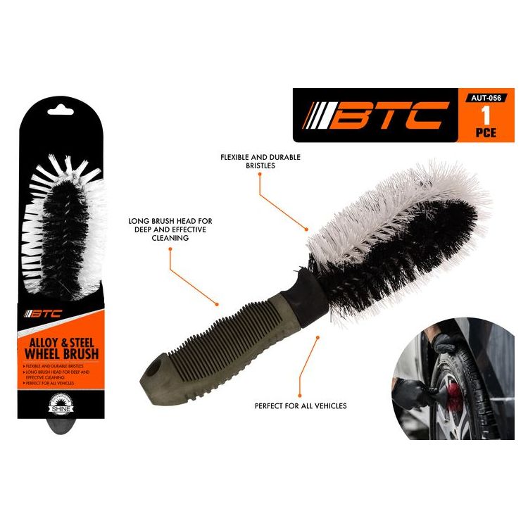 Alloy & Steel Wheel Brush - Dollars and Sense