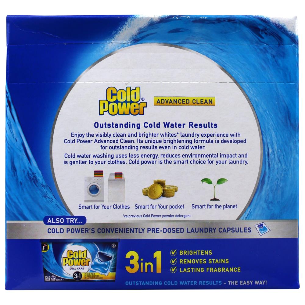 Cold Power Laundry Powder - Advanced Clean - Dollars and Sense