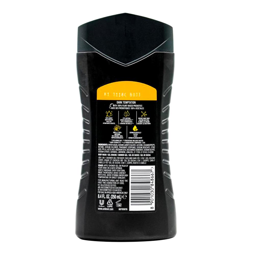 Axe 3 In 1 Body, Face & Hair Wash - Dark Temptation - Dollars and Sense