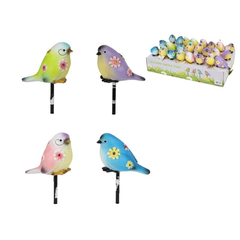 12Cm Bird Garden Stake - Dollars and Sense