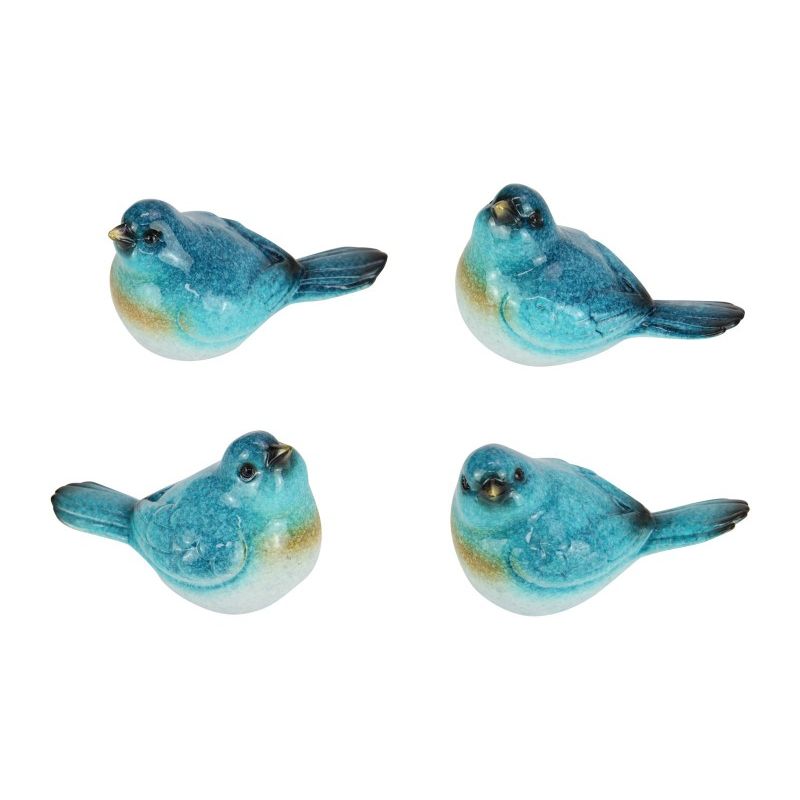 8cm Blue Marble Fairy Wren 4 Asstd SKU BIRMARBL - Dollars and Sense