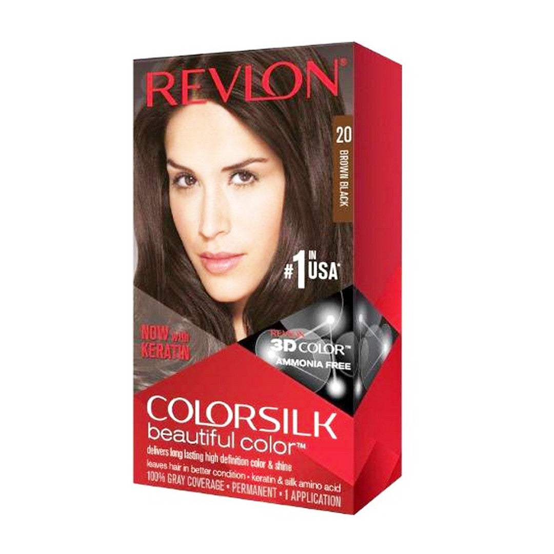 Revlon Colorsilk Hair Colour - Brown Black