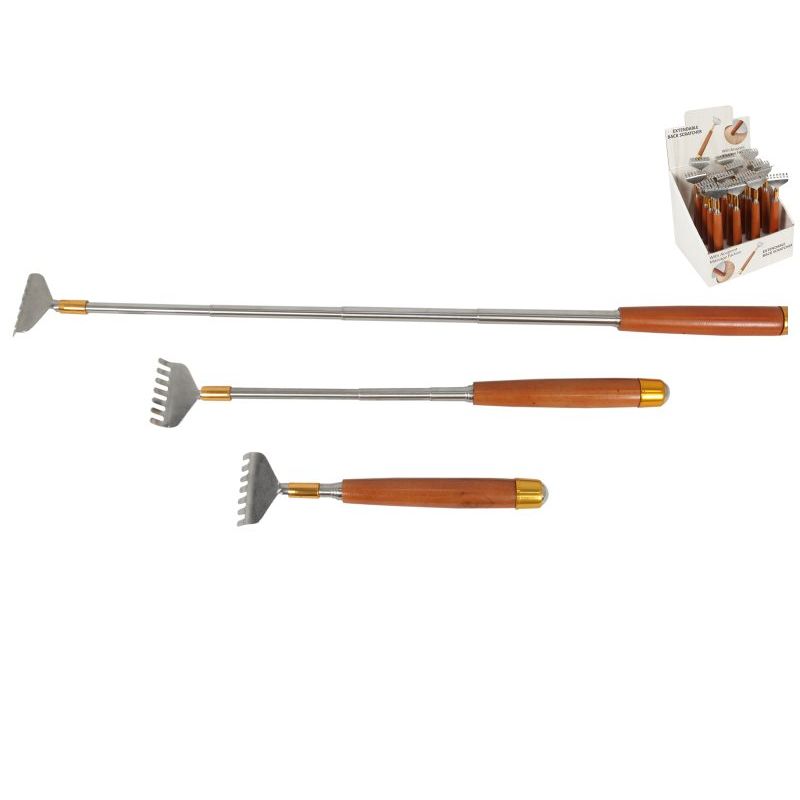 Extendable Premium Back Scratched with Acupressure Roller SKU BSEXTAC - Dollars and Sense