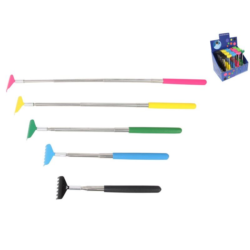*68cm Extendable Back Scratcher 5 Asst