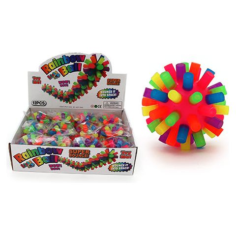 Flashing Tubes Ball - Rainbow - Dollars and Sense