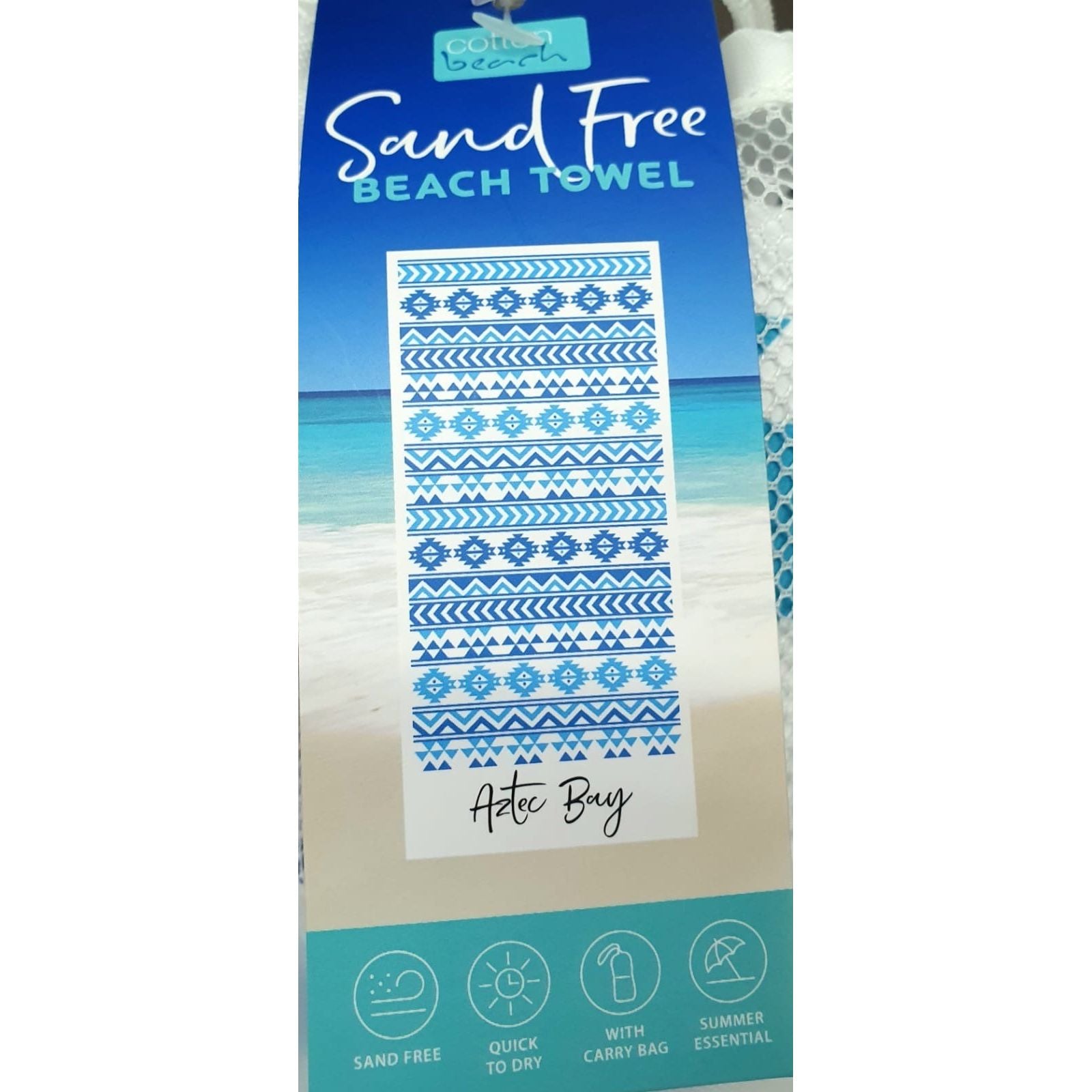 Beach Towel - Sand Free Suede - Dollars and Sense