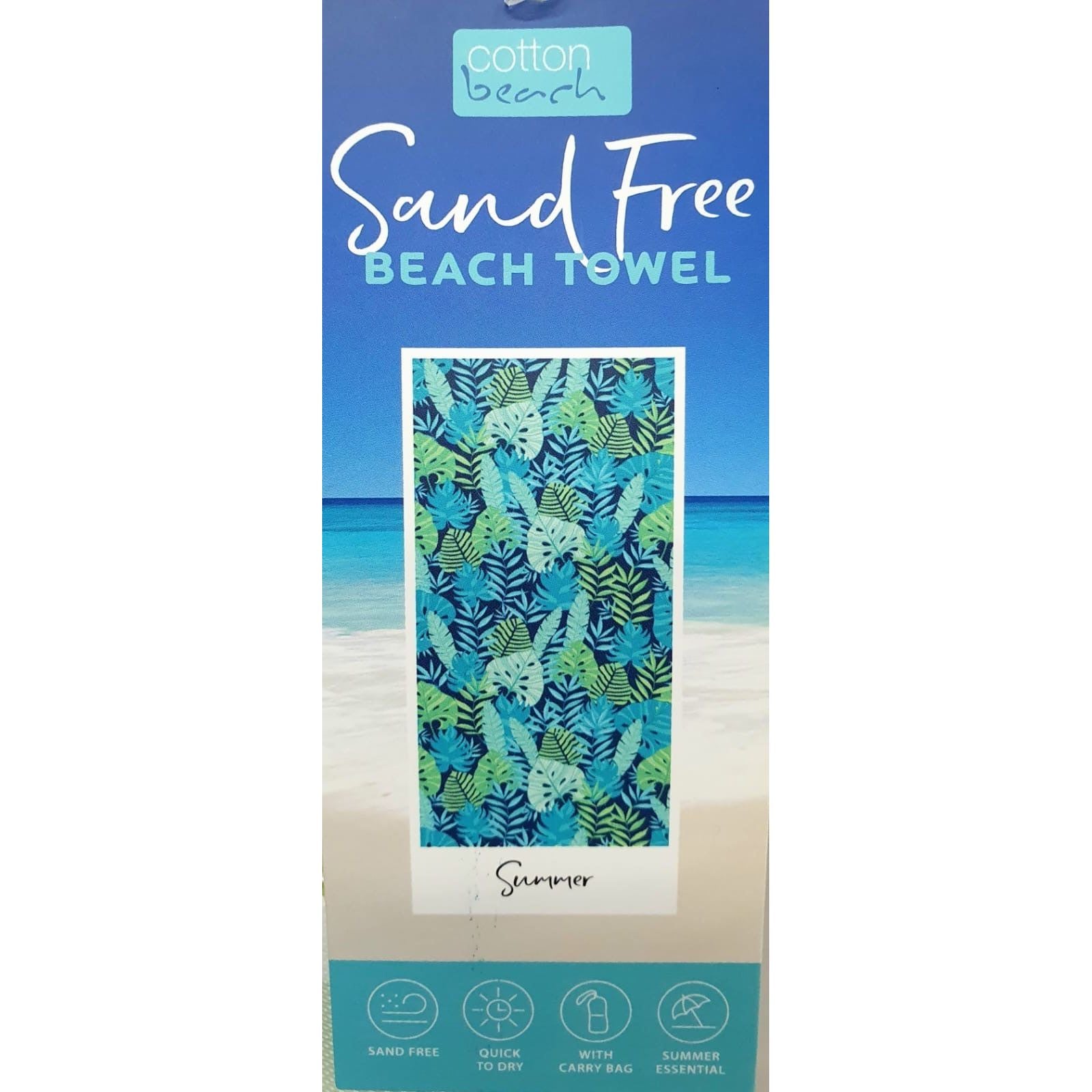 Beach Towel - Sand Free Suede - Dollars and Sense