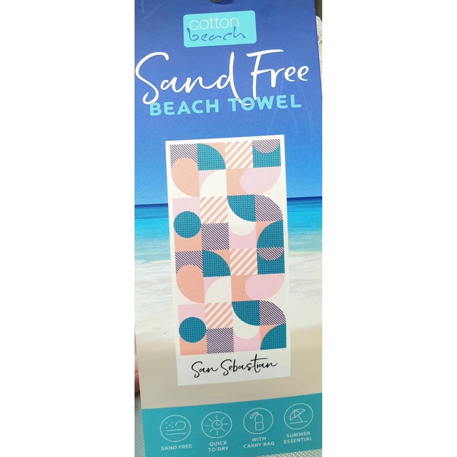 Beach Towel - Sand Free Suede - Dollars and Sense