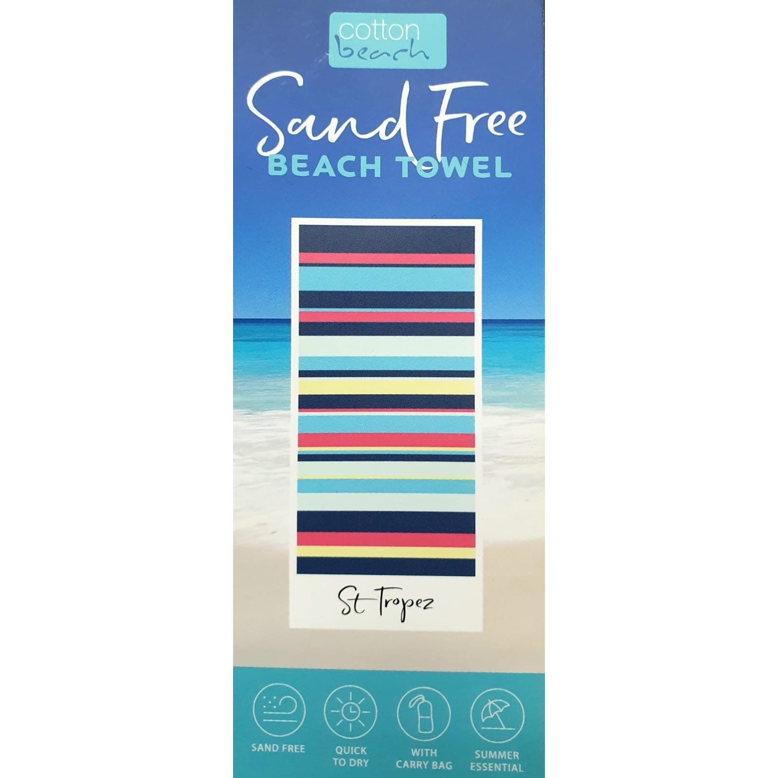 Beach Towel - Sand Free Suede - Dollars and Sense
