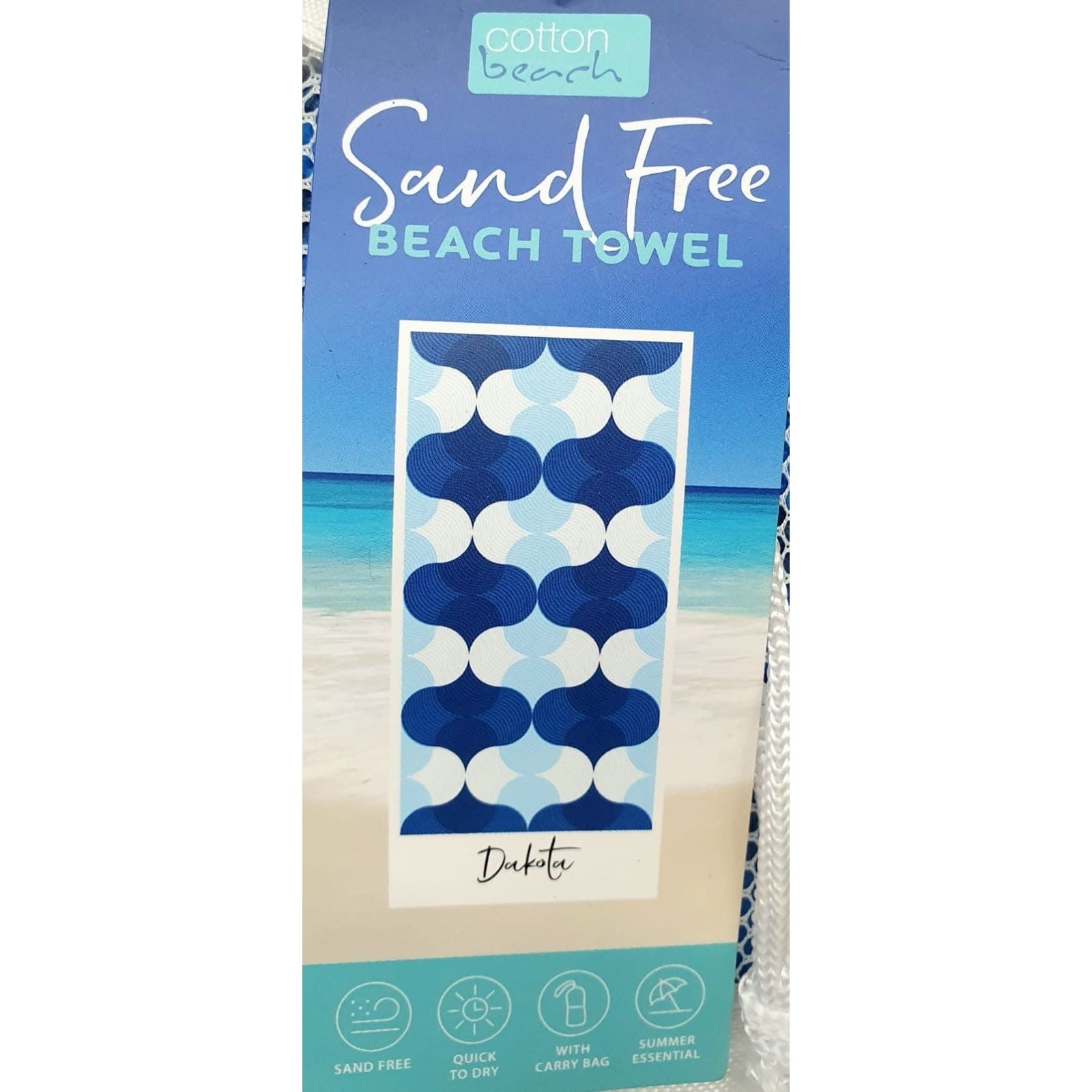 Beach Towel - Sand Free Suede - Dollars and Sense